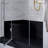 Aquatique 60" x 32" Right Drain, Shower Base in Matte Black-100492119
