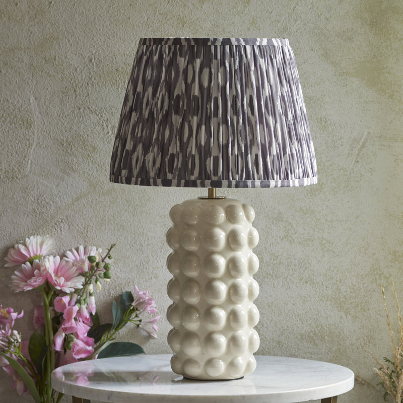 Bobble Table Lamp, Pearl Grey