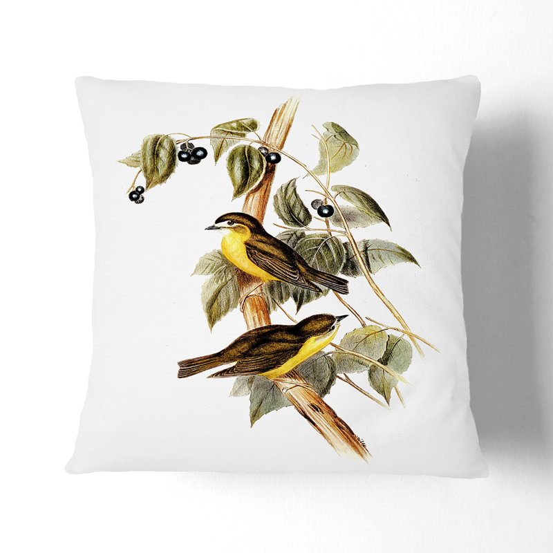 Floral Square Throw Cushion, 40cm H x 40cm W x 15cm D