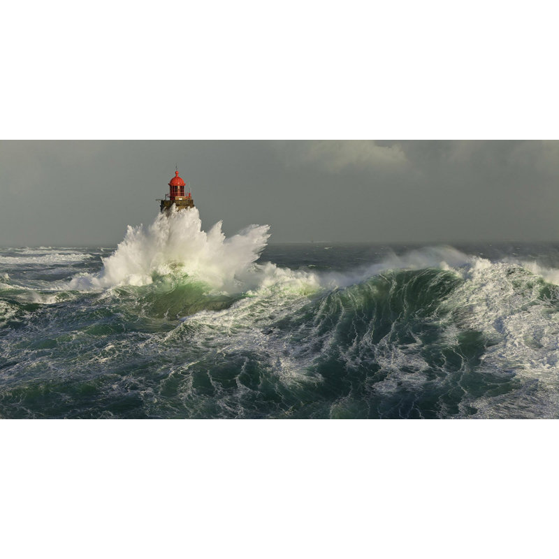 La Jument In The Storm by Jean Guichard - Wrapped Canvas Print, 35cm H x 70cm W x 4cm D