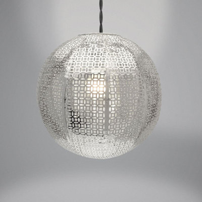 Nouveau Cadiz 29cm H Metal Round Lamp Shade ( Clip On )