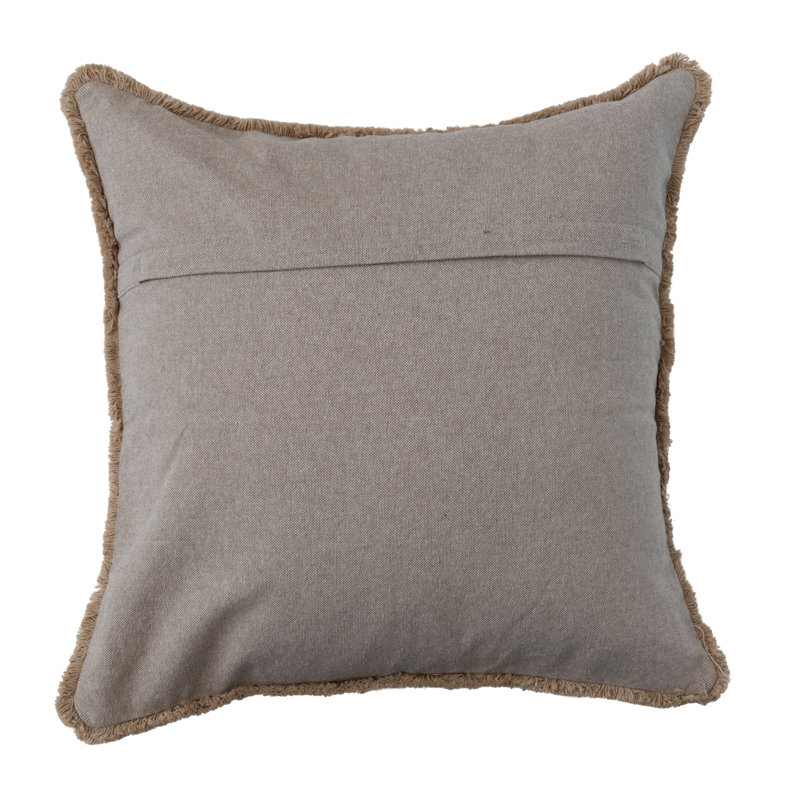 Fringe Cotton Pillow Cover