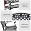 Banc de jardin en aluminium Stark World
