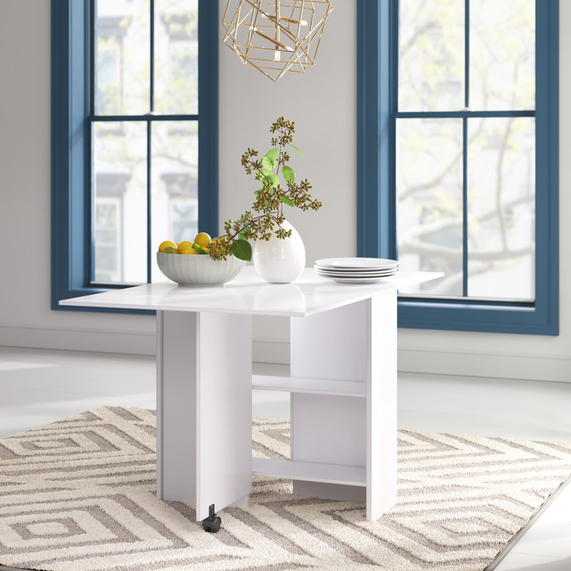 Mullett Extendable Dining Table, White