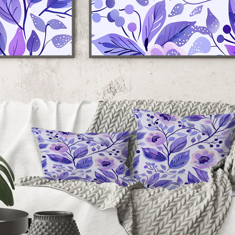 Coussin lombaire mauve lavande Delight II