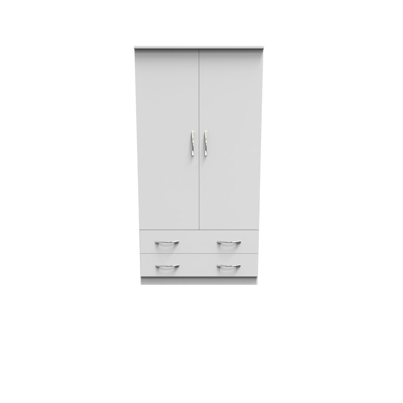 Dekyn Manufactured Wood Wardrobe, White Matt