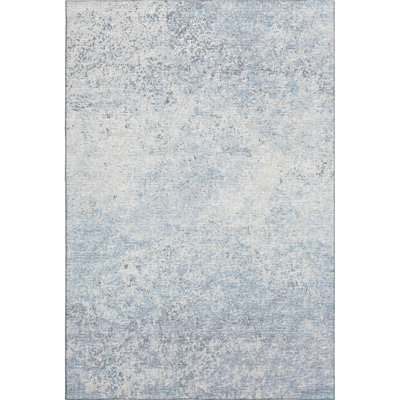 Premium Machine Washable Mayfield AMF36 Blue Rug