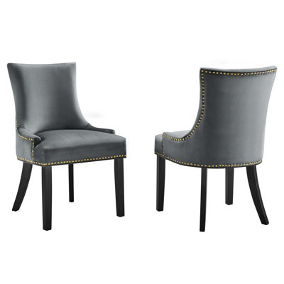 Marquis Performance Velvet Dining Chairs by Modway by Modway