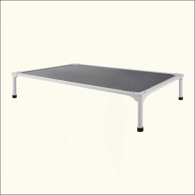 Lit surélevé pour grand chien avec lit surélevé portatif TG, 9" H x 49" W x 33" D