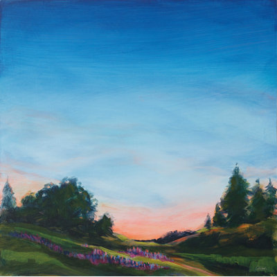 " Lupine Evening " by Sue Schlabach