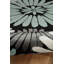 Tapis noir / turquoise Laurel-20944033
