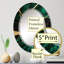 Miroir mural en marbre abstrait Geode-99569320