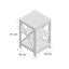 Hogue 40cm W Manufactured Wood Bedside Table-36213772