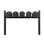 Balmoral Quint Mount Mailbox /w/ Pyramid Caps & Personalized Door Medallion (5 Mailboxes, Quint Mount Rack, 5 Medallions)