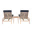 Ensemble de chaise longue Amina