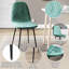 Dining Chairs Upholstered Fabric Seat Kitchen Dining Room Furniture, UKFR Certified-249632780