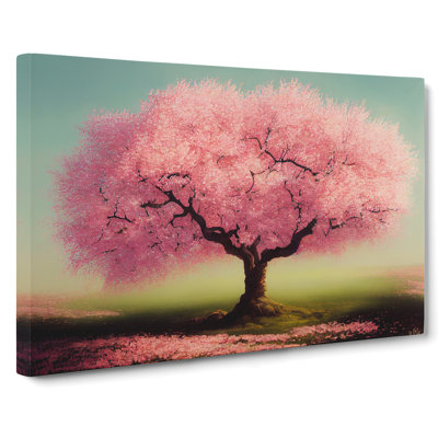 Gracious Cherry Blossom Tree - Wrapped Canvas Print