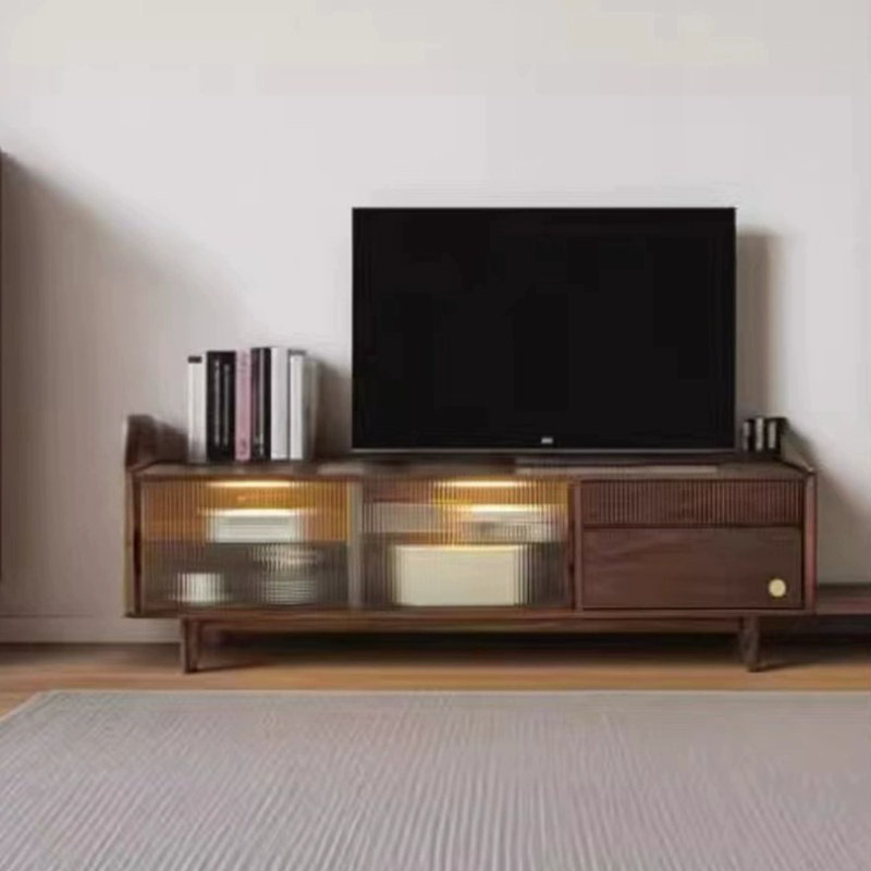 Modern TV Stand with Adjustable Shelves