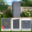 Outdoor Tall Garden Storage Box, Wooden Garden Storage Tool Cabinet Shed With 3 Adjustable Shelves