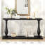 Vintage Sofa Table Console Table With Luxurious Pine Veneer And Elegance Vase-Leg Design,For Living Room Study Room Entryway Bedroom-114230547