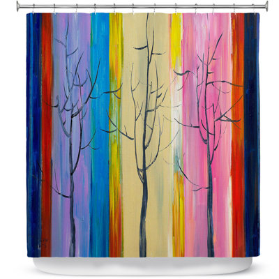 Celentanos Trees I Single Shower Curtain