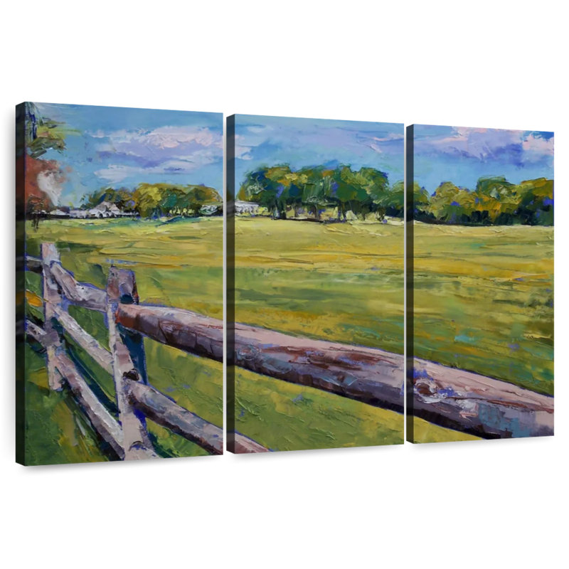 Alvord Pennsylvania Farm, 32" H x 50" W