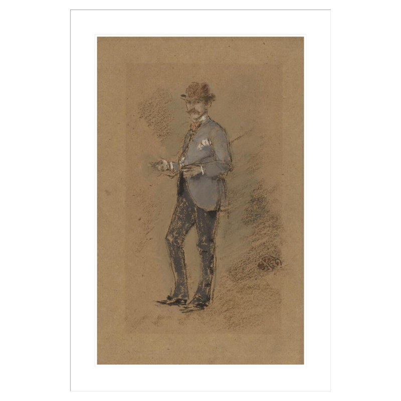 «Harper Pennington» par James McNeill Whistler, impression giclée encadrée, 41.5" H x 28.95" W