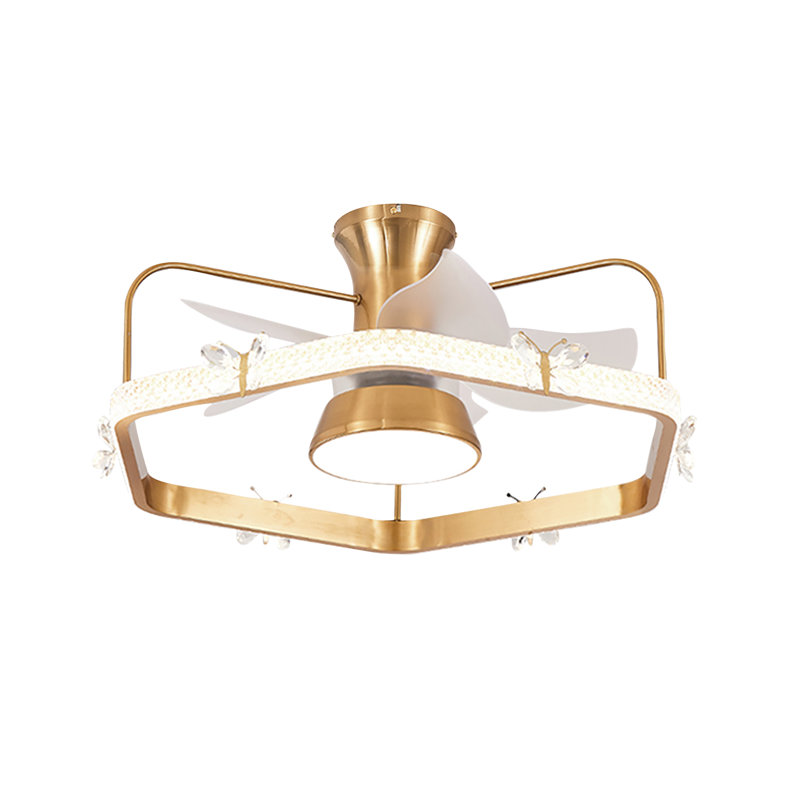 Ventilateur de plafond 27,5 po avec lumières DEL Glenalee