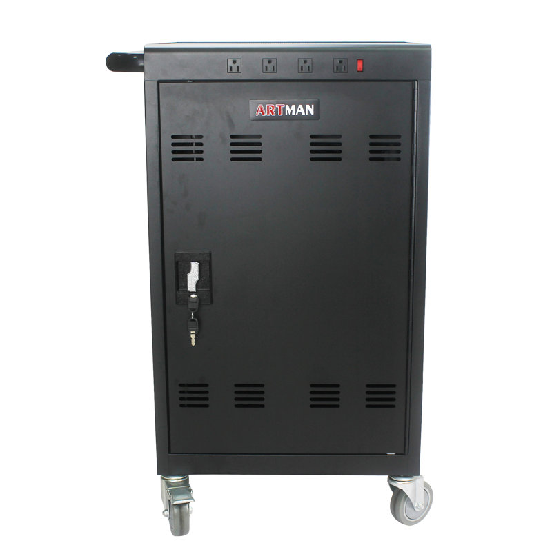 Office Storage Cabinet, Mobile Filing Cabinet For Office, Vertical Filing Cabinet For Storage, Matt Black