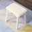 Contemporary Wood Vanity And Stool Set With Drawer-487540966