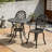 3PC CAST BISTRO SET W ICE BUCKET