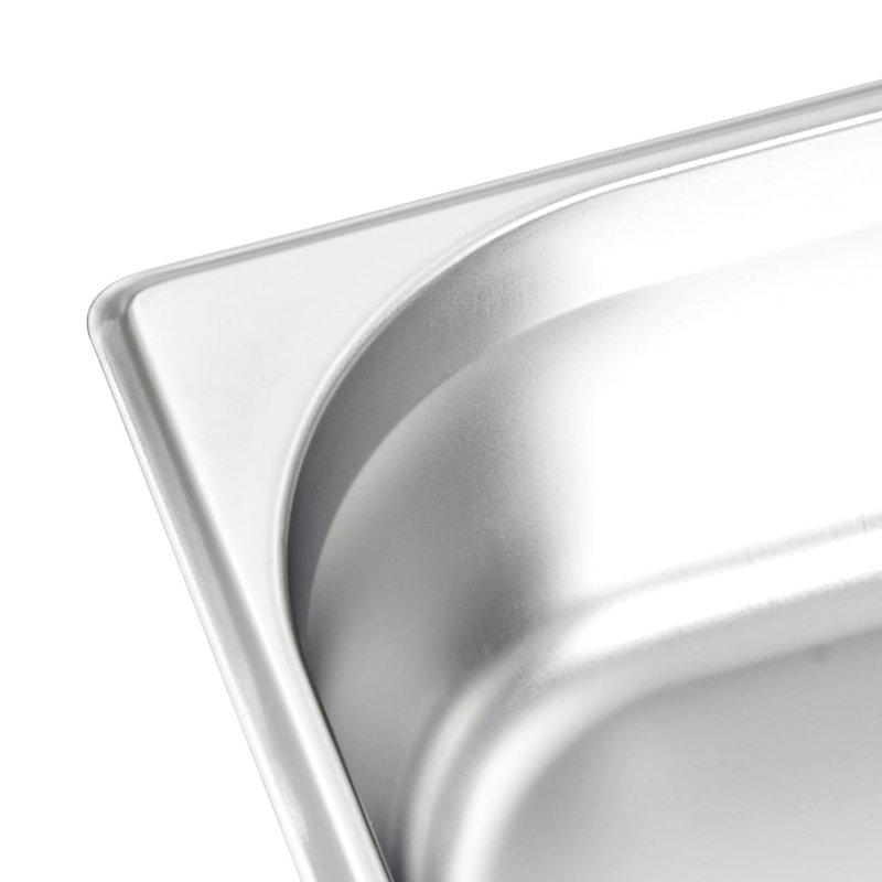 Stainless Steel Pan 2-4 L, 10cm H x 32.5cm W x 26.5cm D