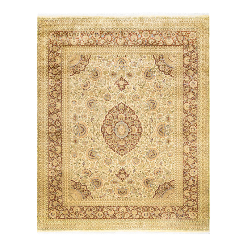 Classic One-of-a-Kind 7' 10" X 9' 10" Hand Knotted Area Rug