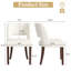 Chaise d'appoint rembourrée en bois massif-877271109