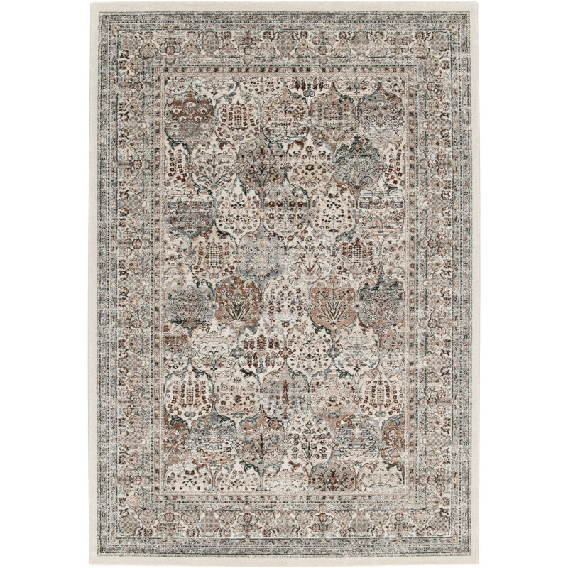 Rectangle Vintage Look Area Rug, Rectangle 200 x 290 cm