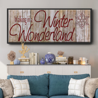 Winter Wonderland - toile encadrée