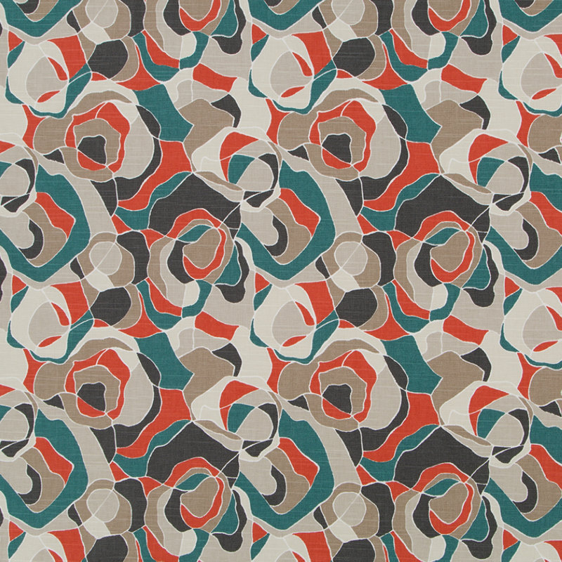 Tissu 100% coton Dwellstudio Ortensia