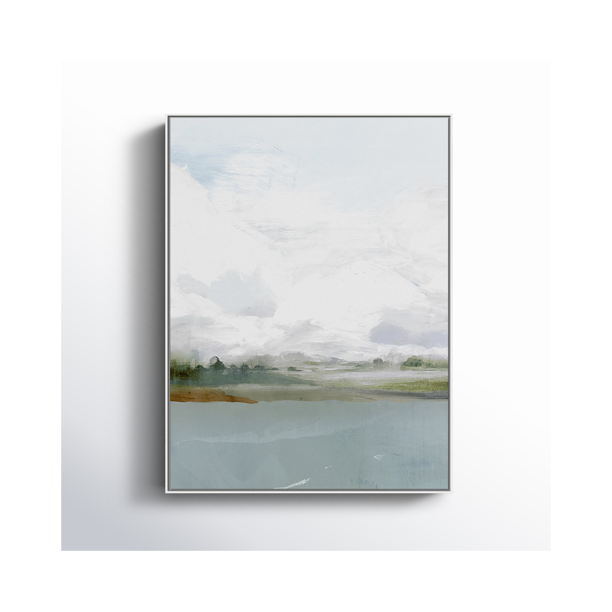 All Shore, White, 15.5" H x 12.5" W