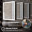Maximes Recessed/Surface Mount Medicine Cabinet with Mirror, Defogger, Dimmer, Outlets & USBs and Interior Light-1244239023