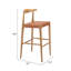 Tabouret de bar Bandani brun clair-125402668