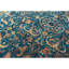 Tapis oriental en laine noué à la main bleu / gris Maharaja