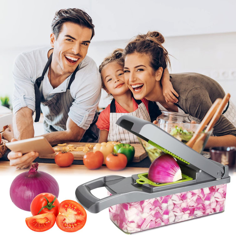 Fish Hunter 12 - Piece Stainless Steel Chopper / Dicer Set