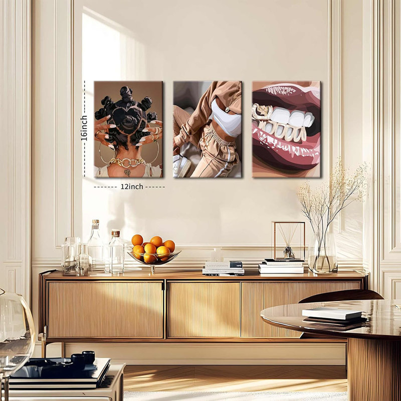 3 Piece Wrapped Canvas Print