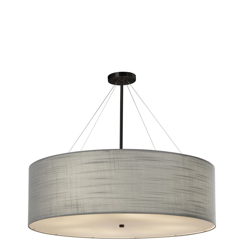Brentview 8 - Light Single Pendant, White, E26/Medium (Standard), Matte Black