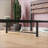 Twin Size Metal Platform Bed Frame with Rustic Wood Headboard, No Box Spring Needed, 300lbs Capacity-688772964