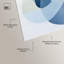 Décoration murale Serene Overlap I par Art Remedy, prête à être accrochée-817463408