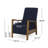 Munro Manual Club Recliner 24.75'' Wide Wood Hand Manual Club Recliner   24.75” W x 35.00” D x 37.75” H -337179113-337179110
