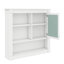 Armoire de salle de bain murale 32 po avec miroir et 4 tablettes intérieures réglables en hauteur-1142934319