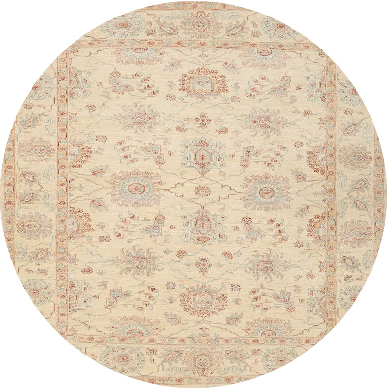 Catiţia Oriental Indoor Rug, Round 3'