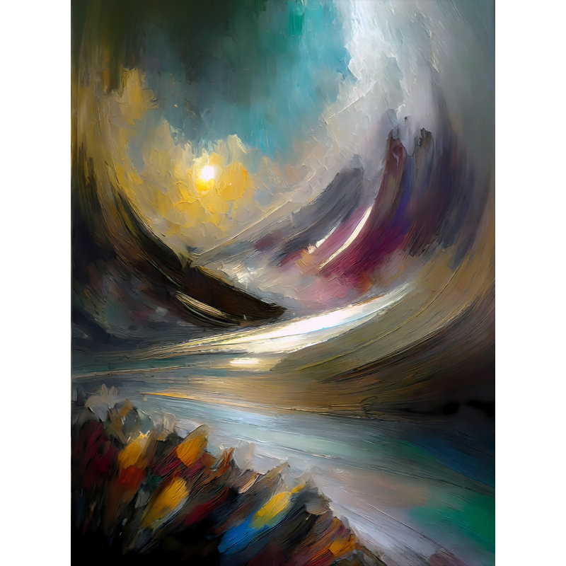 Blue Wave, 32" H x 24" W